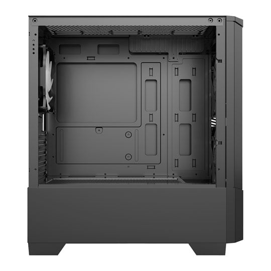 CiT Level 1 Black Tempered Glass MicroATX Case