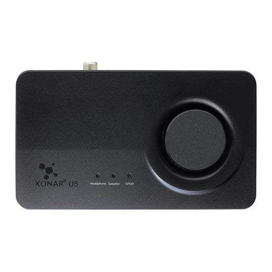 Asus Xonar U5 5.1 Channel USB External Sound Card
