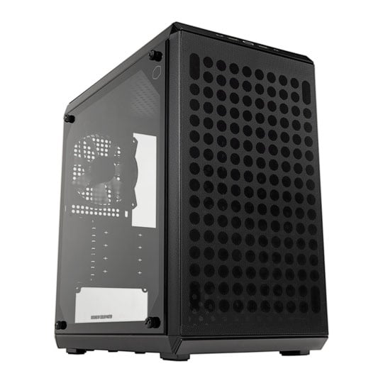 CoolerMaster MasterBox Q300L V2 Black Mini Tower Tempered Glass *Last 1 damaged Box : image 1