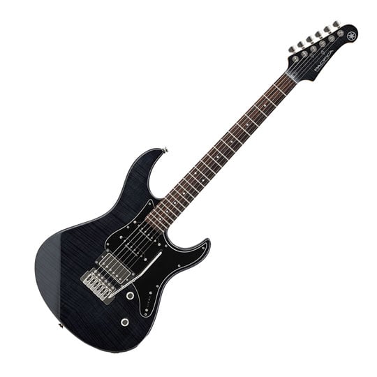 Yamaha Pacifica 612V FM Mk II Electric Guitar - Trans Black : image 1