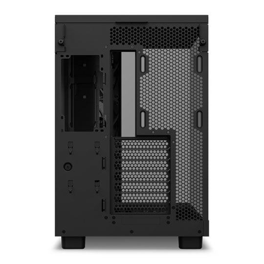 NZXT H6 Flow Black Compact Dual-Chamber Tempered Glass PC Case : image 4