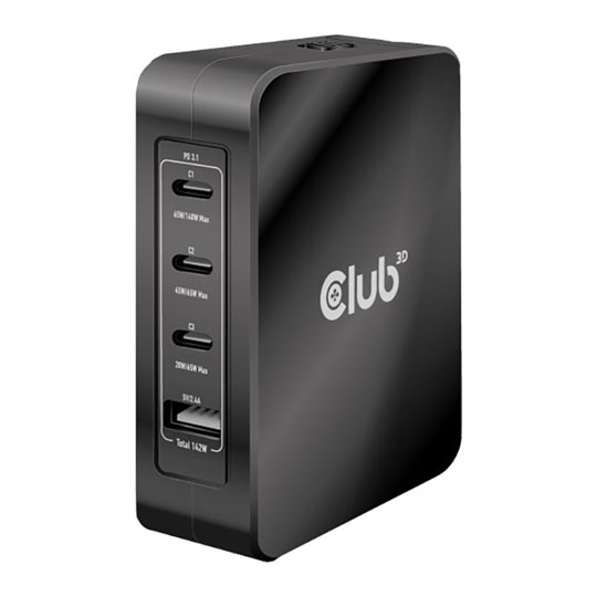 Club 3D 140W GaN Technology International Travel Charger