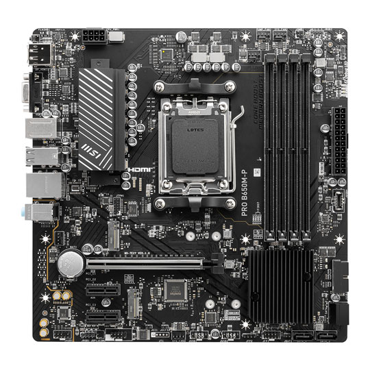 MSI AMD Ryzen PRO B650M-P AM5 PCIe 4.0 DDR5 MicroATX Motherboard