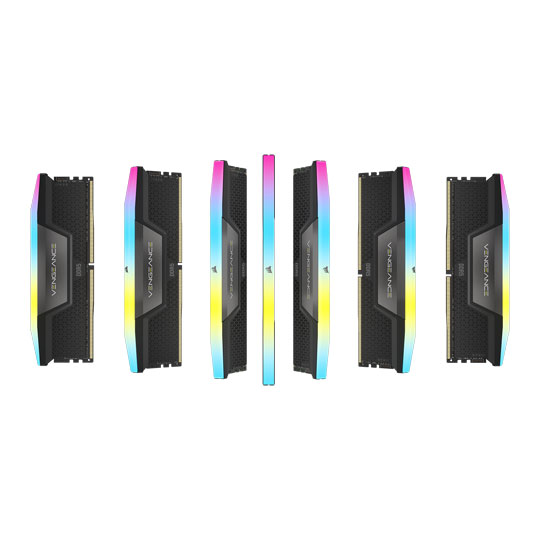 Corsair Vengeance RGB Black 96GB 6600MHz DDR5 Memory Kit : image 4