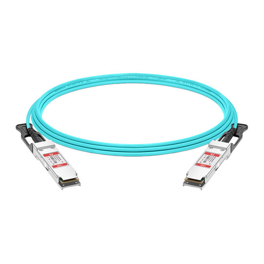 10m QSFP28 to QSFP28 Multimode Fibre Optic Cable