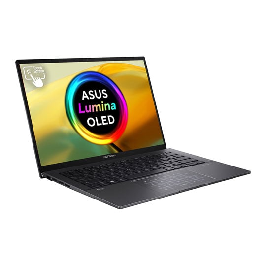 ASUS ZenBook 14" OLED 2.8k Ryzen 7 Laptop - Jade Black