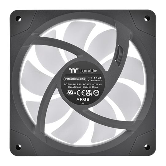Thermaltake SWAFAN EX14 ARGB Sync TT Premium Edition Black Fan 3 Pack : image 4