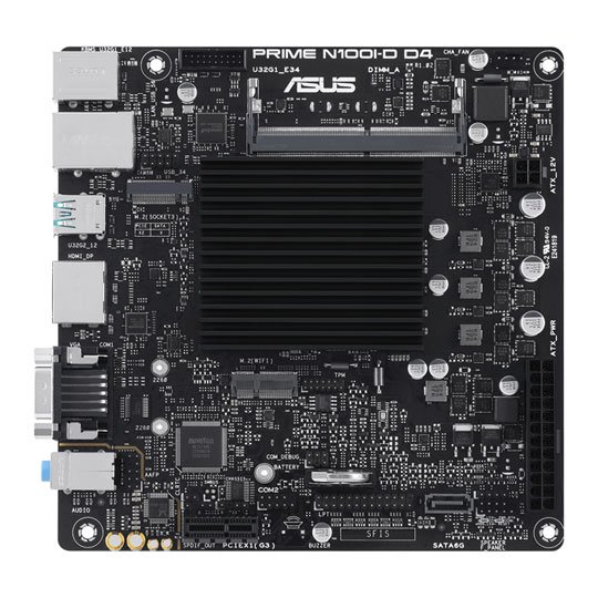 ASUS PRIME N100I-D D4-CSM Intel N100 Mini-ITX Motherboard