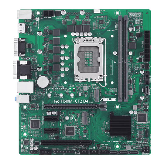 ASUS Intel PRO H610M-CT2 D4-CSM Micro-ATX Motherboard