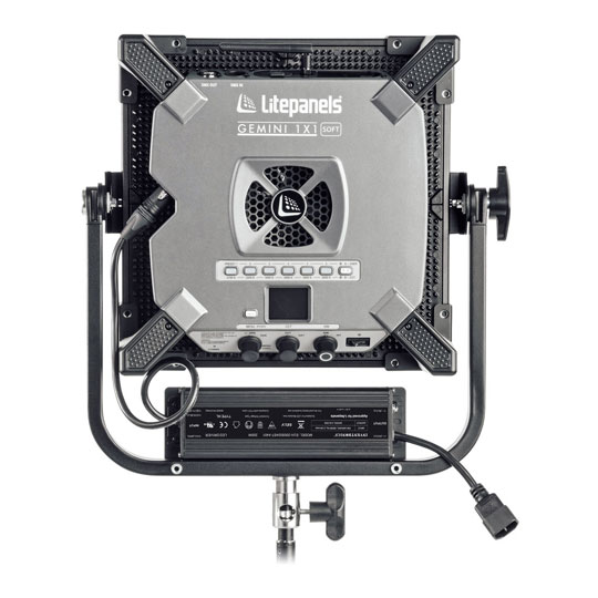Litepanels Gemini 1x1 Soft LED Panel (Pole-Operated Yoke) : image 2