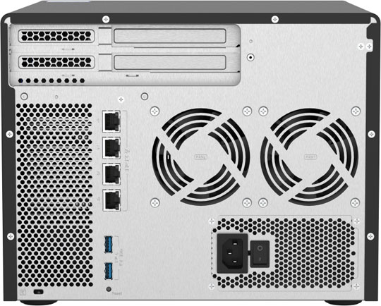 QNAP TS-h886-D1622-16G 8 Bay Desktop NAS Enclosure : image 4