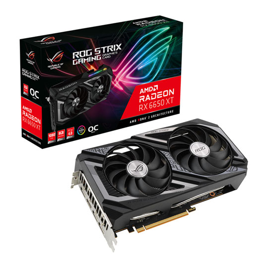 Refurbished ASUS AMD Radeon RX 6650 XT V2 OC Edition Open Box