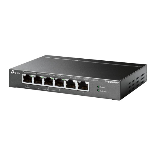 tp-link 6-Port Gigabit Desktop Switch with 4-Port PoE : image 2