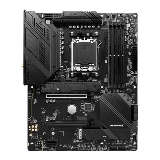 CPU Ryzen7800X3D CPU + MSI MAG B650 TOMAHAWK MSI MAG B650 TOMAHAWK WIFI + AMD Ryzen 7 7800X3D Bundle LN139821