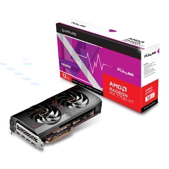 Sapphire AMD Radeon RX 7700 XT PULSE 12GB Graphics Card