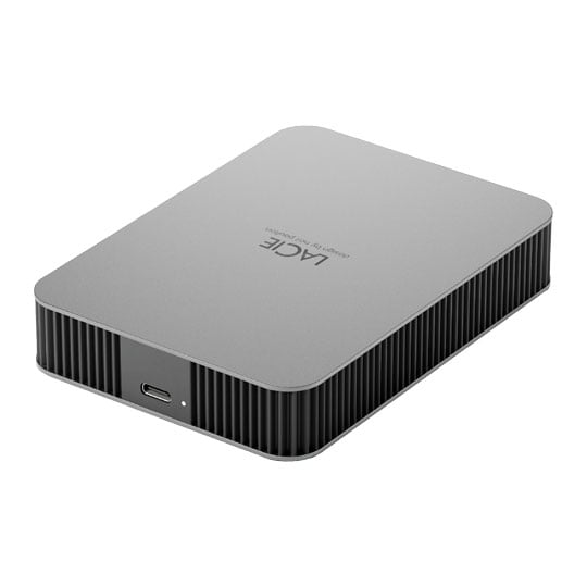 LaCie 5TB Mobile Drive USB3.2 USB-C TB4/USB4 Ready Silver PC/MAC : image 3