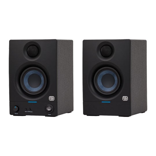PreSonus Eris E3.5, 2nd Gen 2-way, High-Definition Multimedia Studio Monitors (Pair), Black