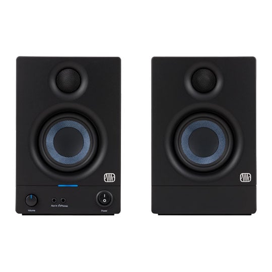 PreSonus Eris E3.5, 2nd Gen 2-way, High-Definition Multimedia Studio Monitors (Pair), Black