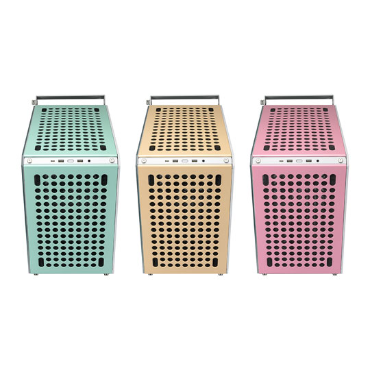 Cooler Master Qube 500 Flatpack Macaron Edition Tempered Glass Mid-Tower ATX Case : image 3