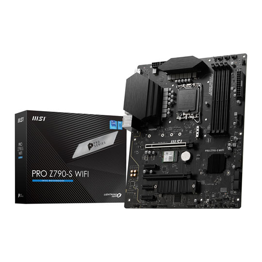 MSI PRO Intel Z790-S WIFI PCIe 5.0 DDR5 ATX Motherboard : image 1
