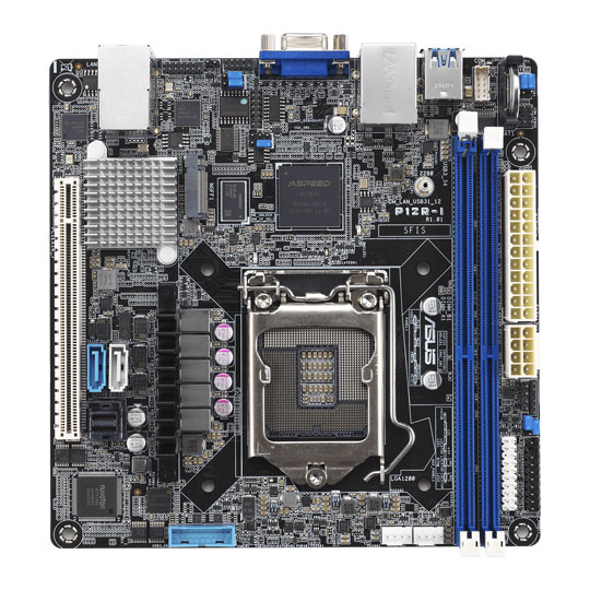 ASUS Intel Xeon P12R-I/ASMB10 Mini-ITX Motherboard : image 2