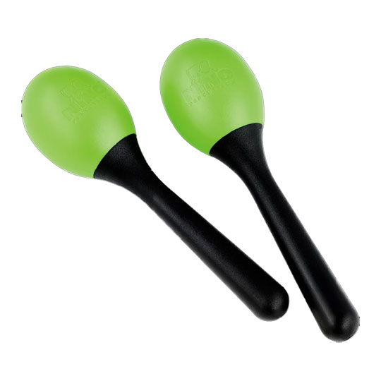 NINO Percussion 6" Plastic Egg Maraca, Grass-Green