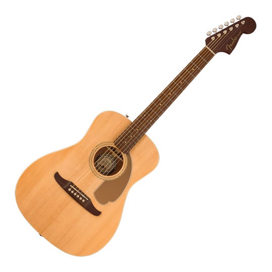 Fender Malibu Player, Gold Pickguard, Natural Finish