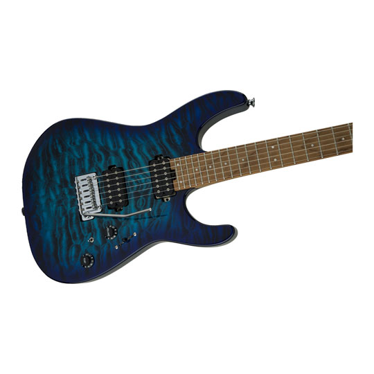 (B-Stock) Charvel - Pro-Mod DK24 HH 2PT CM QM - Chlorine Burst