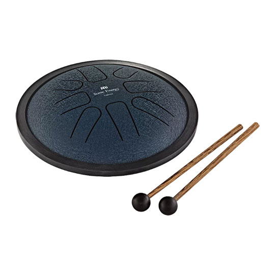 Meinl Sonic Energy Small Steel Tongue Drum, Navy Blue, G Minor, 8 Notes, 7" / 18 cm Diameter