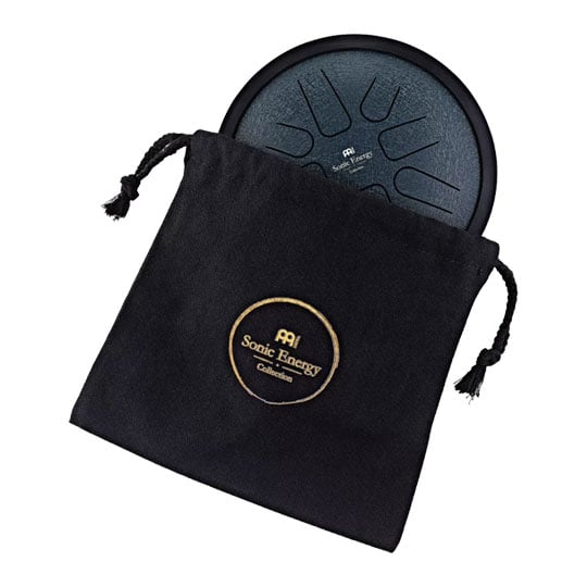 Meinl Sonic Energy Small Steel Tongue Drum, Navy Blue, G Minor, 8 Notes, 7" / 18 cm Diameter : image 3