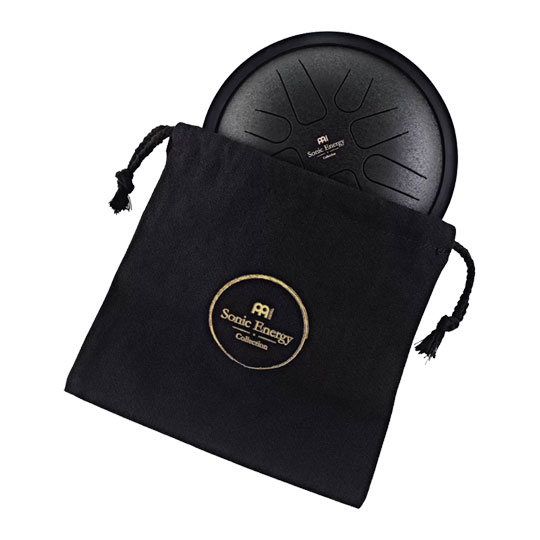 Meinl Sonic Energy Small Steel Tongue Drum, Black, F Minor, 8 Notes, 7" / 18 cm diameter : image 3