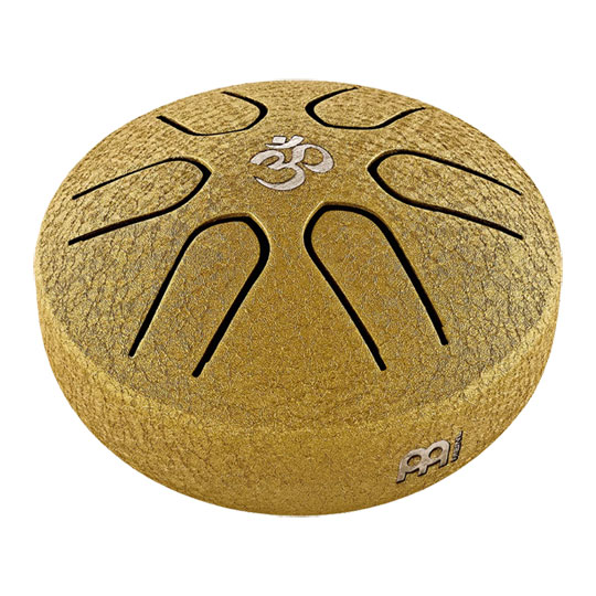 Meinl Sonic Energy Pocket Steel Tongue Drum, Gold, A Major, OM, 3" / 7.6 cm Diameter