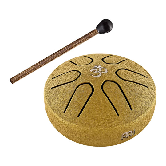 Meinl Sonic Energy Pocket Steel Tongue Drum, Gold, A Major, OM, 3" / 7.6 cm Diameter : image 4