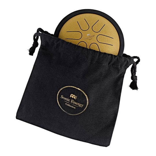 Meinl Sonic Energy Mini Steel Tongue Drum B Major, Gold  6" : image 4