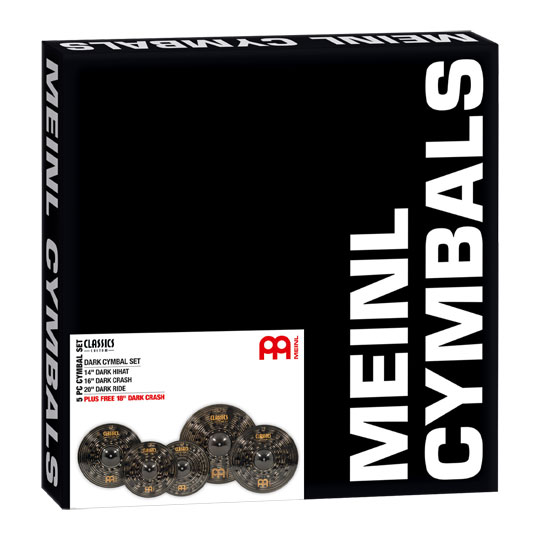 Meinl Classics Custom Dark Bonus Cymbal Set (CCD460+18) : image 3