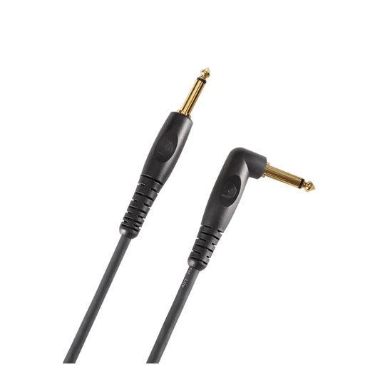 D'Addario Custom Series Instrument Cable, Right Angle, 10 feet