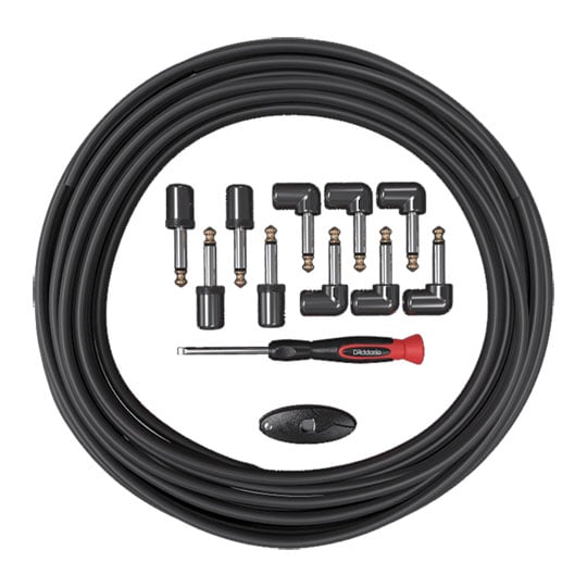 D'Addario DIY Solderless Custom Cable Kit, 40 Feet, 10 Plugs