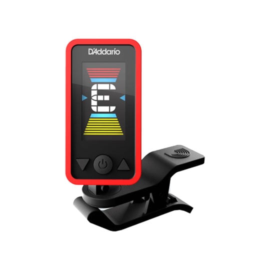 D'Addario Eclipse Clip-on Tuner Red