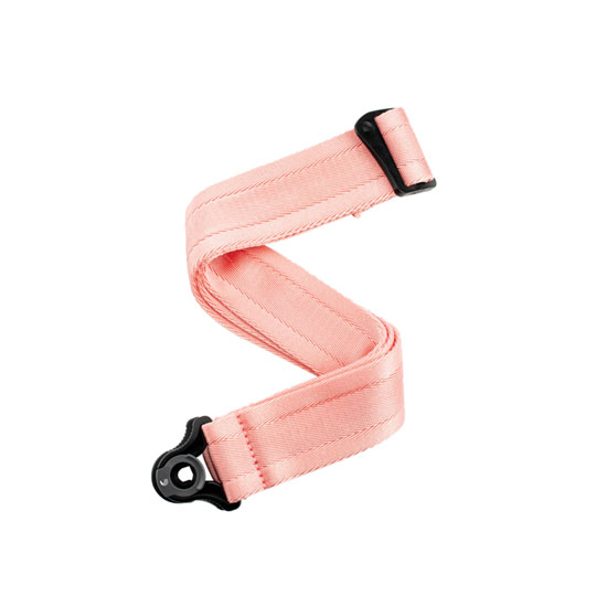 D'Addario Auto Lock Guitar Strap, New Rose