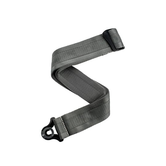 D'Addario Auto Lock Guitar Strap, Metal Grey