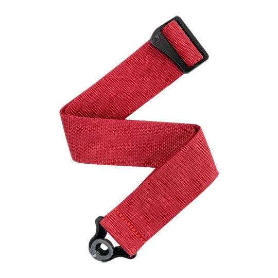 D'Addario Auto Lock Polypro Guitar Strap, Red