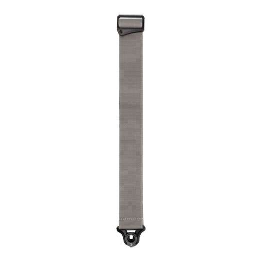 D'Addario Auto Lock Polypro Guitar Strap, Silver : image 3