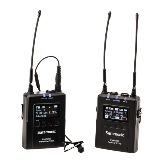 Saramonic UwMic9S Kit 1 Advanced Wireless UHF Lavalier System