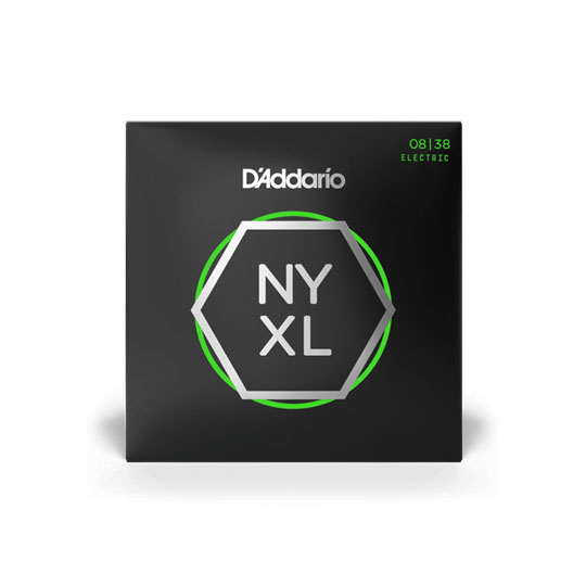 D'Addario NYXL0838 Electric Guitar Strings, Extra Super Light, 8-38