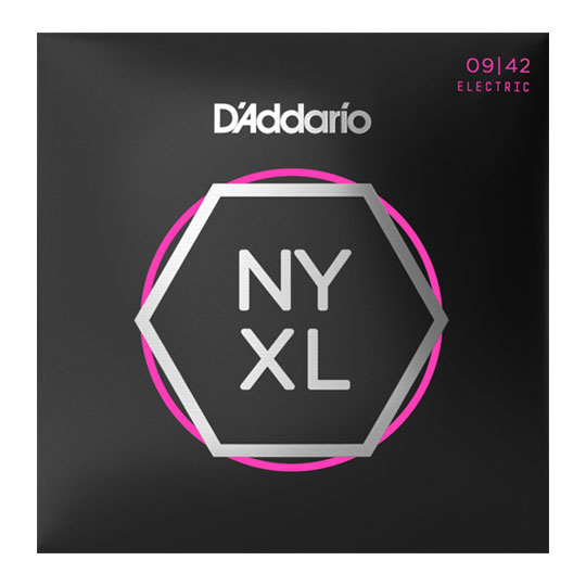 D'Addario NYXL0942 Nickel Wound Electric Guitar Strings, Super Light, 9-42 : image 3