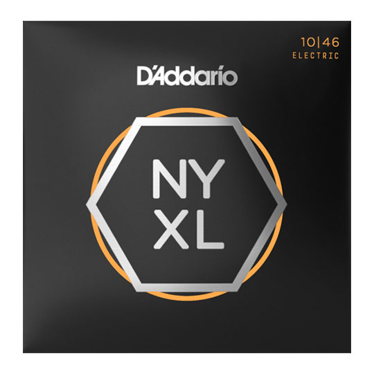 D'Addario NYXL1046 Nickel Wound Electric Guitar Strings, Regular Light, 10-46 : image 3