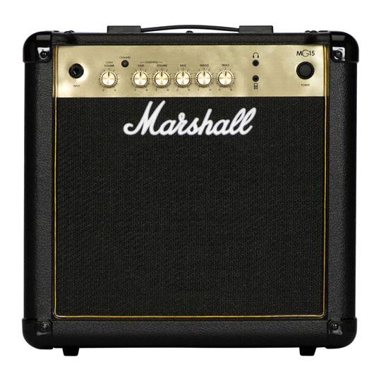 (Open Box) Marshall MG15G 15W Black and Gold Guitar Combo