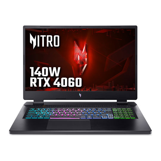 Refurbished - Acer Nitro 17 NH.QMXEK.001 QHD IPS 165Hz Ryzen 7 RTX 4060