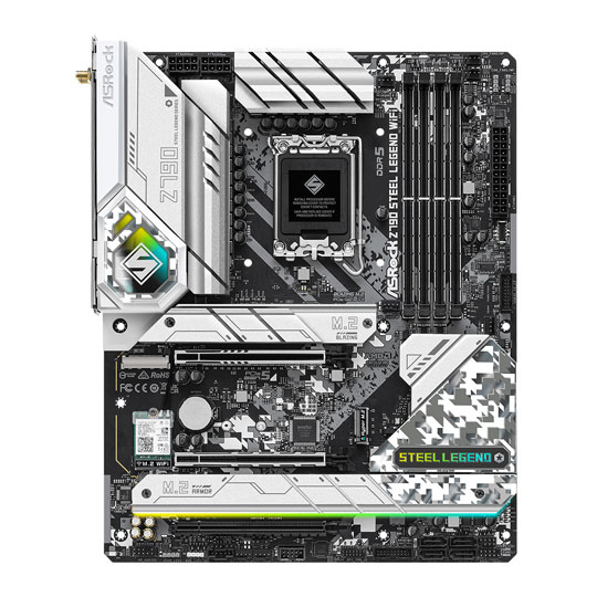 ASRock Intel Z790 Steel Legend WiFi PCIe 5.0 DDR5 Refurbished ATX Motherboard