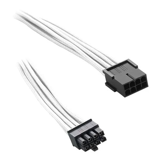 CableMod ModFlex 45cm White Sleeved 8-pin PCIe Cable Extension